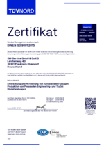 Zertifikat SW Service ISO 9001